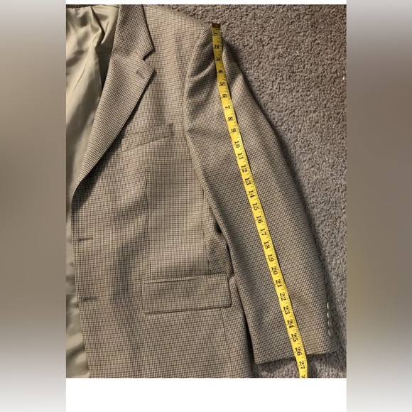 Lauren RALPH LAUREN Suit Blazer Sz 44T - 88% Wool - 12% Alpaca - Made in Canada - Picture 5 of 11